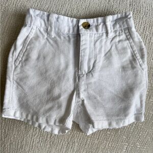 Janie and Jack White Shirt with Light Blue Collar